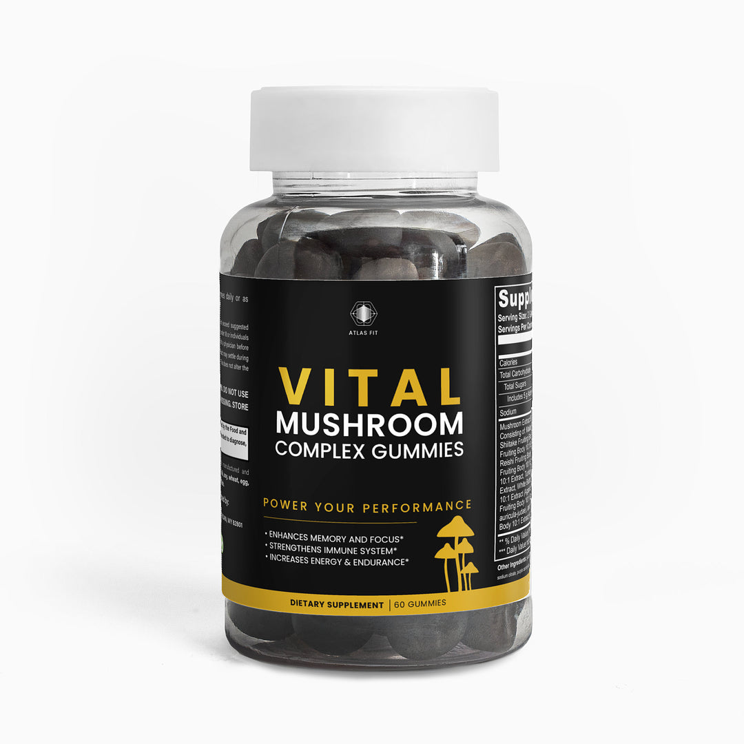 Vital Mushroom Complex Gummies – 12 Functional Mushrooms (60 Gummies)