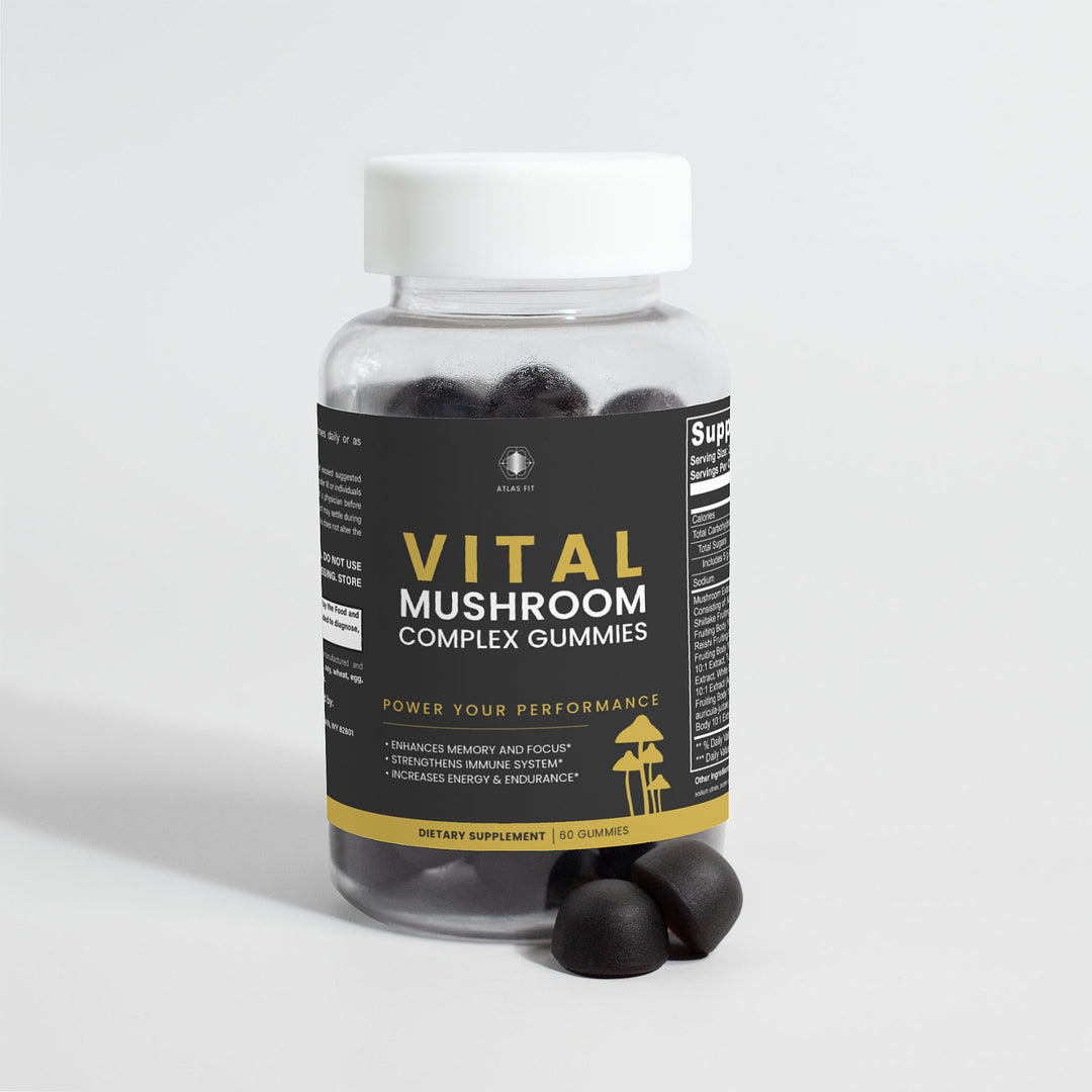 Vital Mushroom Complex Gummies – 12 Functional Mushrooms (60 Gummies)